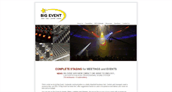 Desktop Screenshot of bigeventpros.com